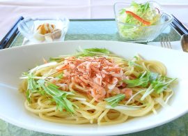 桜海老のペペロンチーノ