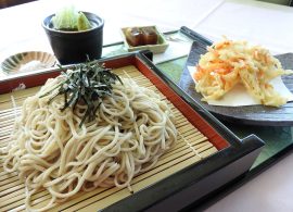 かき揚げ天ざる蕎麦
