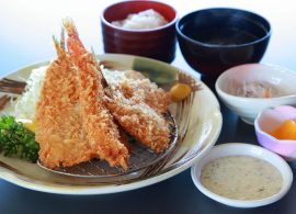地魚と海老のミックスフライ